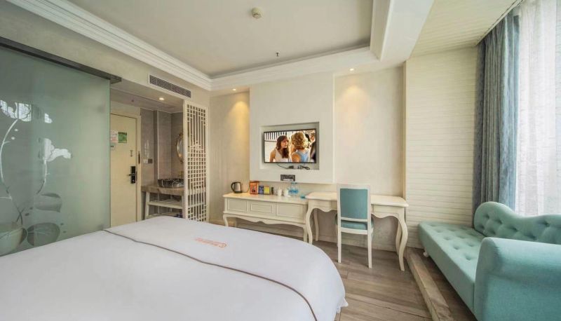 Pokój z balkonem - Boyue Business Hotel (Cixi Kuangyan Zhangshu Station Store)