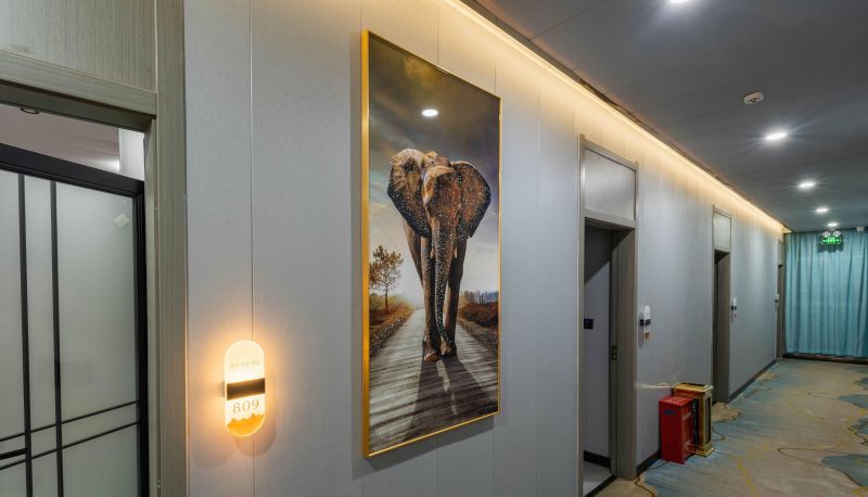 Area esterna dell'hotel - Guopai Intelligent Hotel (Shaanxi University of Commerce Branch)