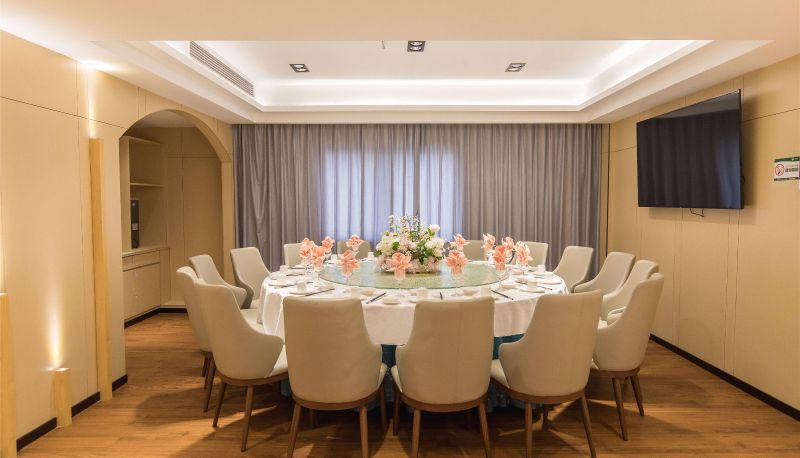 Buitenruimte van het hotel - Tiantian Fishing Port Hotel