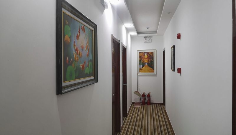 Buitenruimte van het hotel - Xinchi Business Hotel
