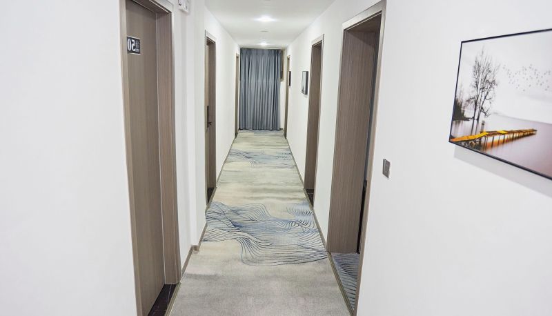 Buitenruimte van het hotel - Shangmu Viewing Hotel