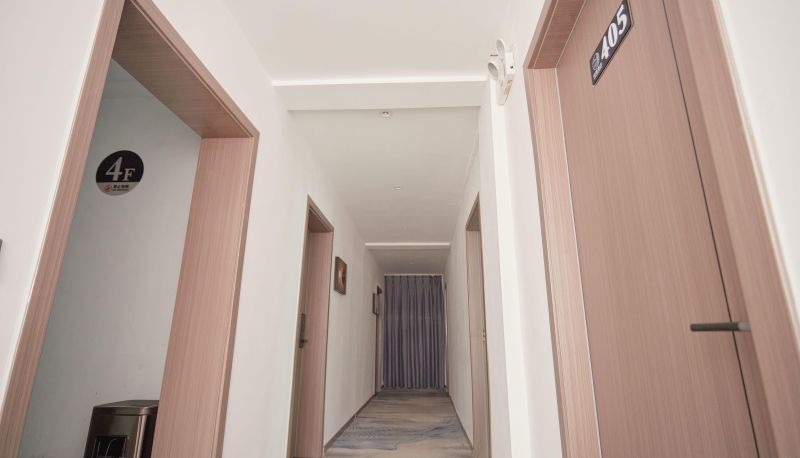 Buitenruimte van het hotel - Shangmu Viewing Hotel