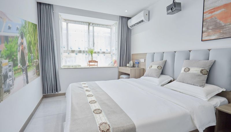 Buitenruimte van het hotel - Shangmu Viewing Hotel