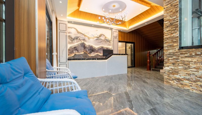 Area esterna dell'hotel - Taohuayuan Holiday Hotel (Wawushan Scenic Area Branch)