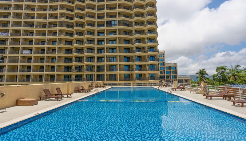 Area esterna dell'hotel - Yang's Wenxin Seaview Hotel