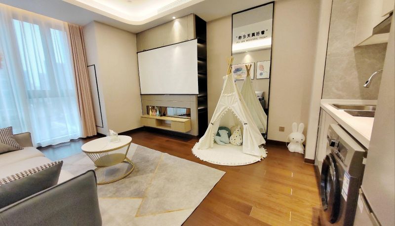 Zimmer - Sunset Light Luxury River View Hotel (Greenland International Financial City Branch)