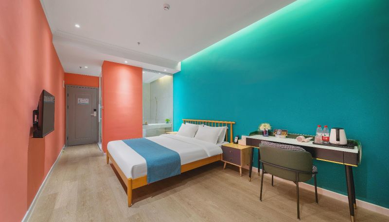 Zimmer mit Bergblick - Wuyu Seaview Hotel (Seafood Street Branch)