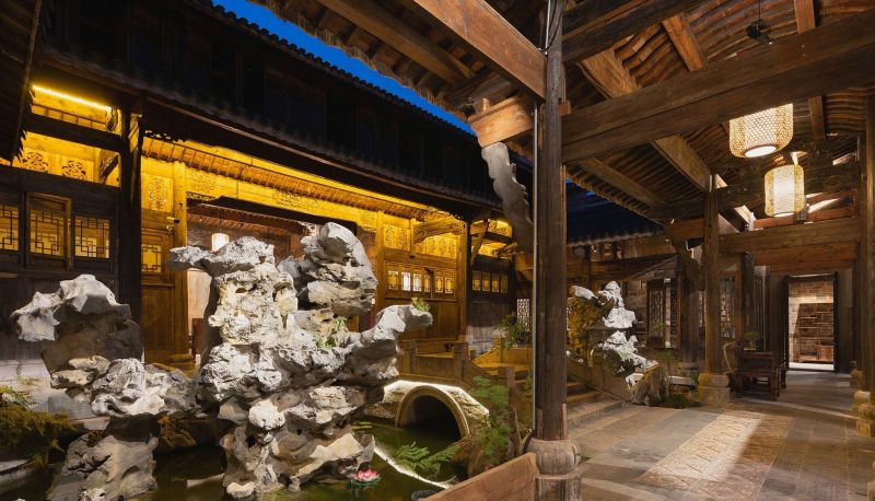 Zona exterior del hotel - Junsheng Building · Junyu Chanfeng Courtyard Resort Hotel (Tongguanyao Ancient Town Branch)