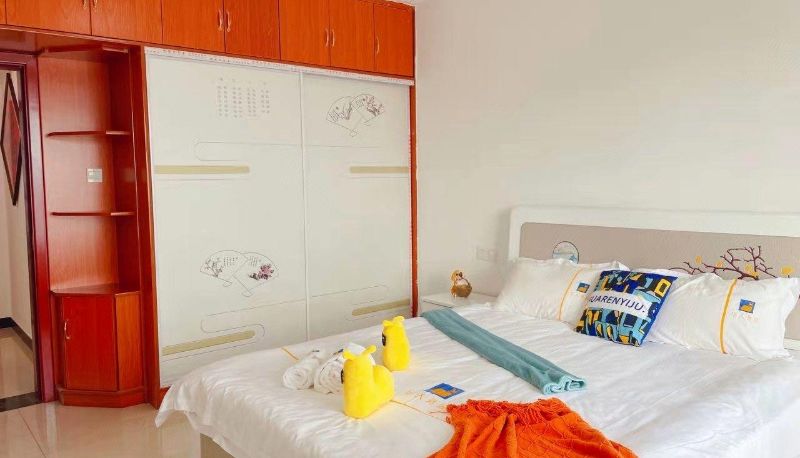 Business-Zimmer - Chinese E-House Shared Hotel (Funan Tianzhu Plaza Store)