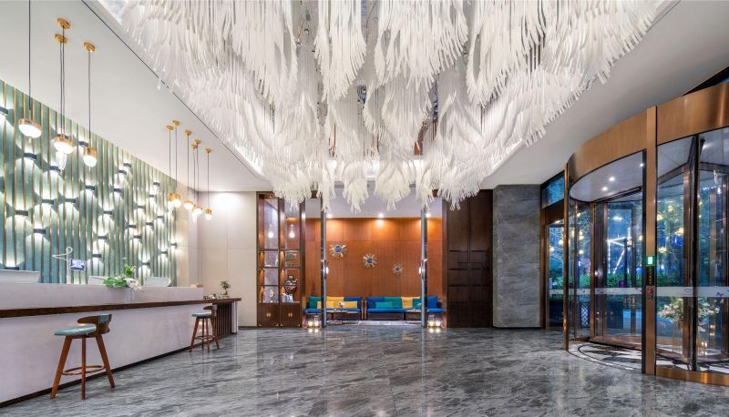 Buitenruimte van het hotel - Shanshui S Hotel (Zizhong City Maodian)