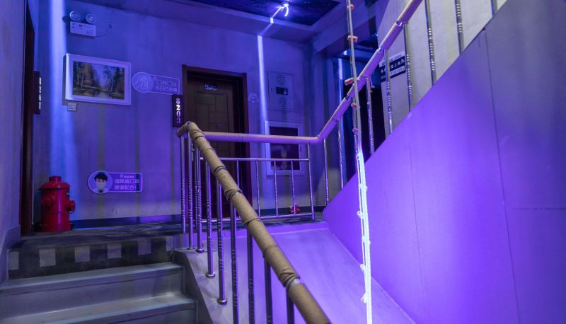 Area esterna dell'hotel - Blue Fish Film Hotel (Gaobeidian Municipal Government Pedestrian Street Branch)
