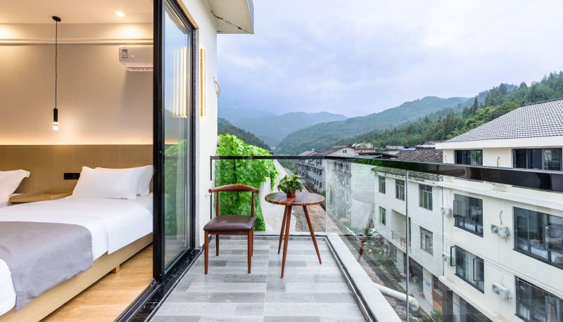 Pokój z balkonem - Jinyunlou Hotel (Wawushan Branch)