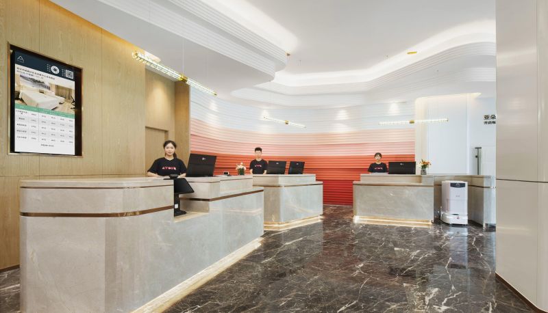 Buitenruimte van het hotel - Xi'an Fengdong Silk Road Center Yaduo Hotel