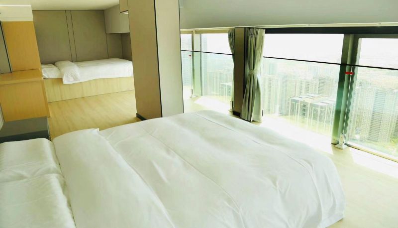 Zimmer - Maidong Family LOFT Intelligent Cinema Seaview Apartment (China Resources MixC Store)
