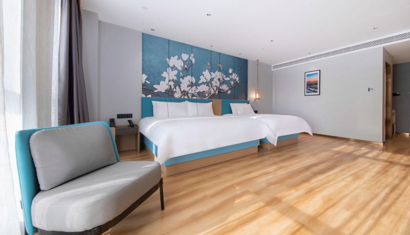 Habitación familiar - Baiyulan Shandong Linyi Mengyin County Yunmeng Road Hotel