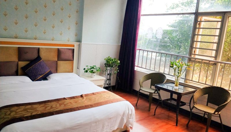Pokój z widokiem na rzekę - He'erzui Hotel (Zhanggongqiao Food Street Store)