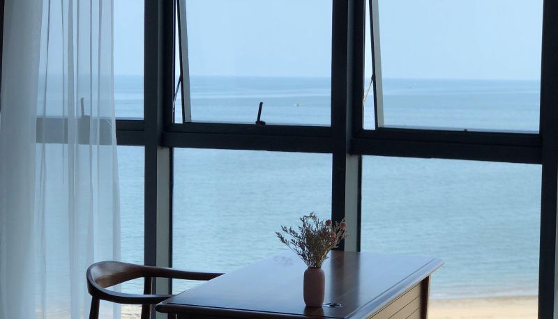Pokój z widokiem na morze - Jiangshan Xinduobang Seaview Hotel (Sankuaishi Bailangtan Branch)
