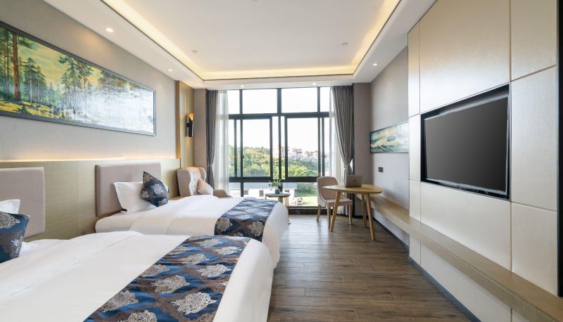 Pokój z widokiem na morze - Jiangshan Xinduobang Seaview Hotel (Sankuaishi Bailangtan Branch)