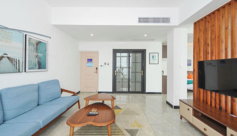 Pokój z widokiem na morze - Jiangshan Xinduobang Seaview Hotel (Sankuaishi Bailangtan Branch)