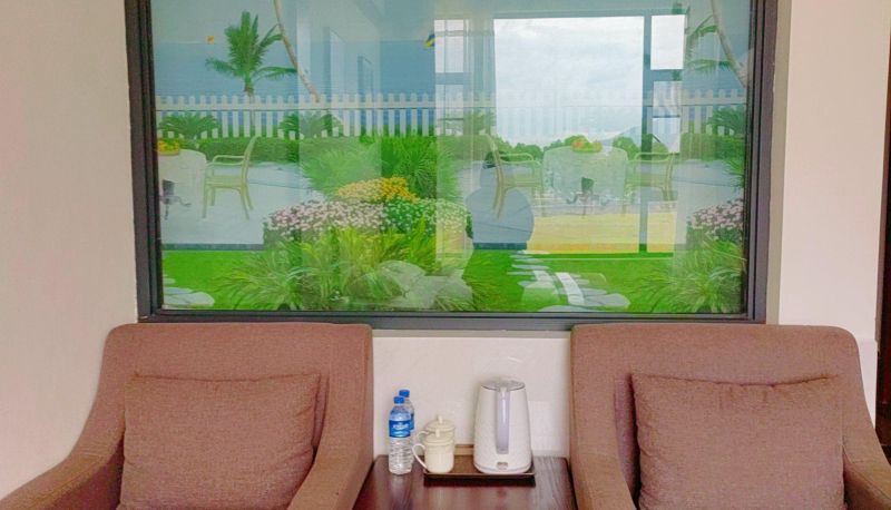 Zimmer mit Bergblick - Wanglan Spring Hotel