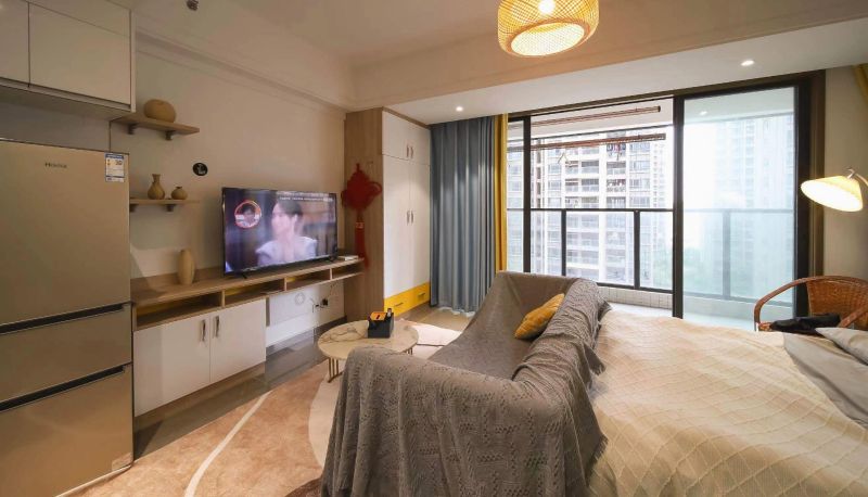 Habitación - Original Xiaosu Light Luxury Art Mansion (Nantou Light Rail Station Store)