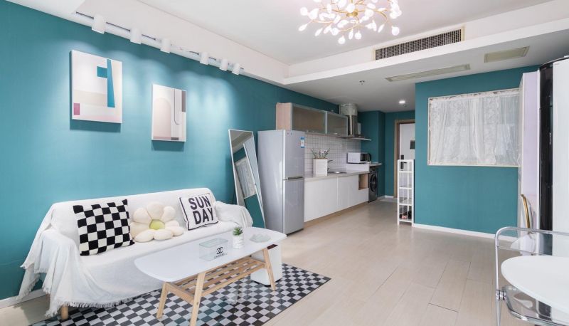 Kamer met uitzicht op het meer - Tianjin Yuyou Homestay (Olympic Sports Center Store)