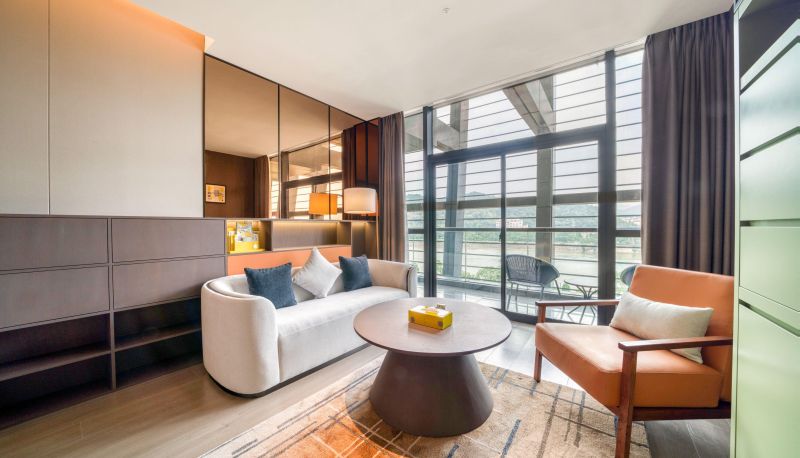 Zimmer mit Flussblick - Jiangshan Yixili Hotel