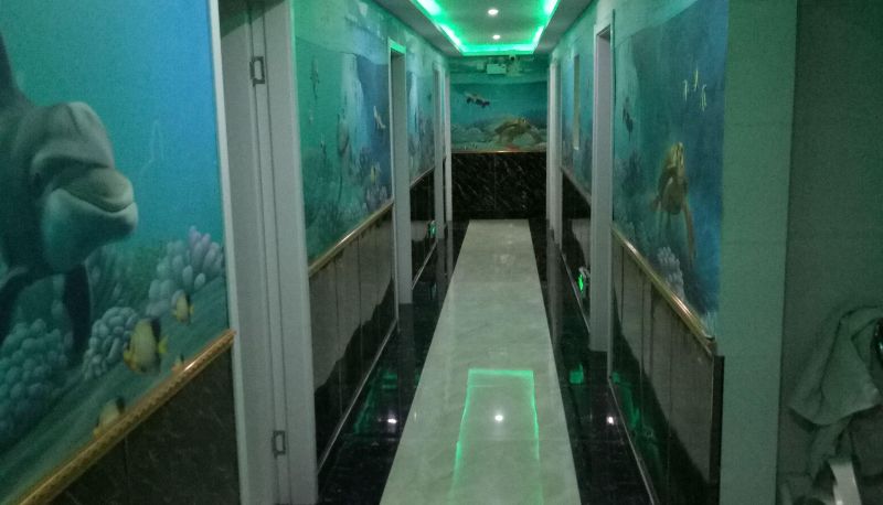 Buitenruimte van het hotel - Shanghai Qianhui Hotel (Huinan Subway Store)