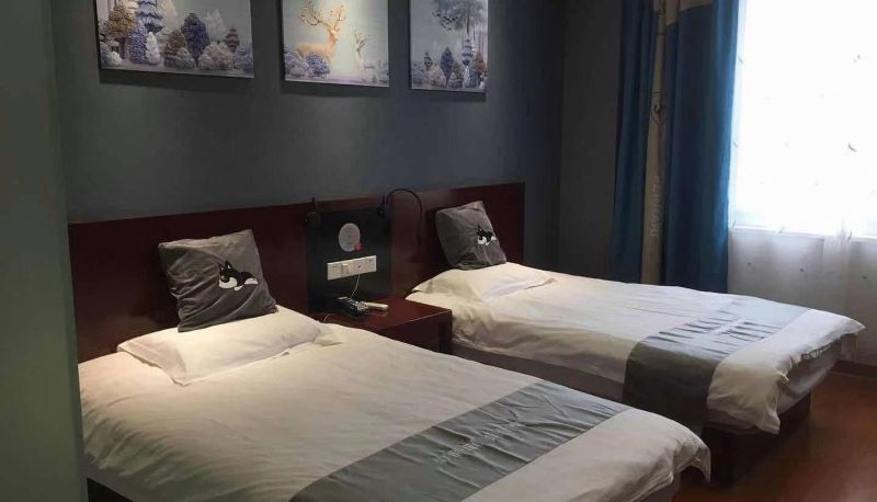Chambre - Yangzhou  Baoying  Anyi East Road Home Inn - Paibai Cloud Hotel