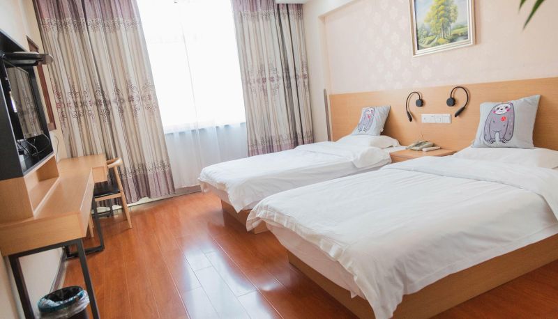 Chambre - Yangzhou  Baoying  Anyi East Road Home Inn - Paibai Cloud Hotel