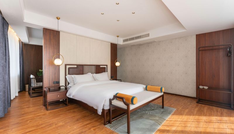 Pokój z widokiem na góry - Lin Feng Shan She Hotel