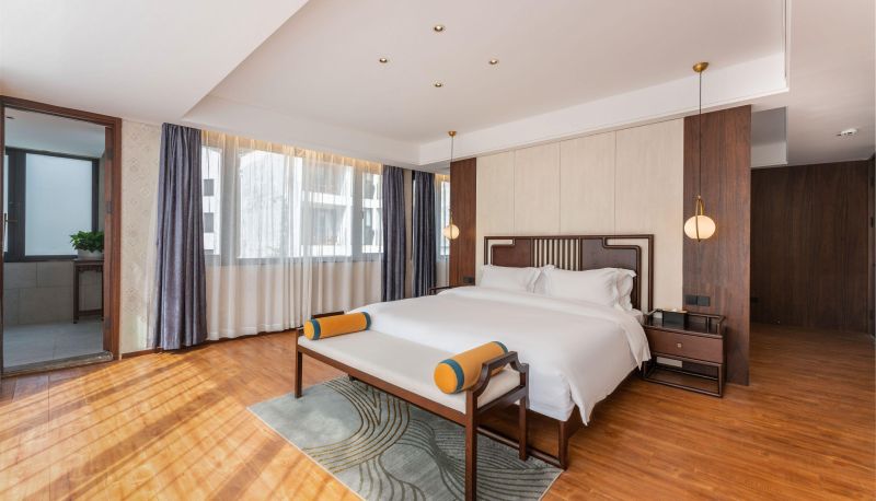 Pokój z widokiem na góry - Lin Feng Shan She Hotel