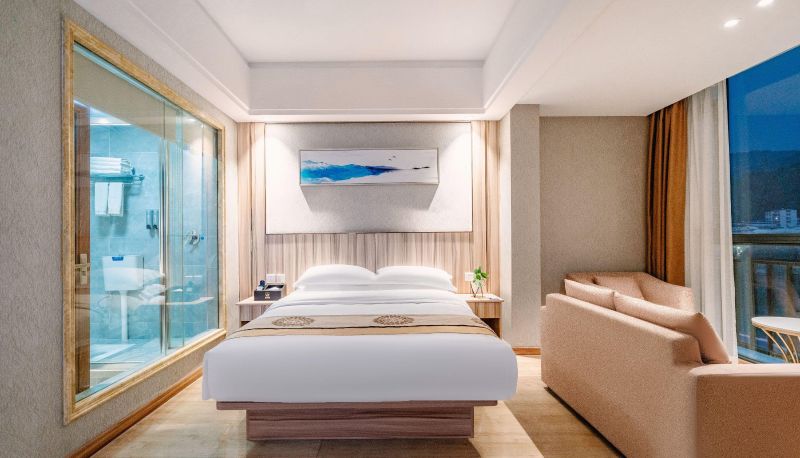 Zimmer mit Flussblick - Xinyi Light Luxury Hotel (Guilin Longsheng Bus Station Store)