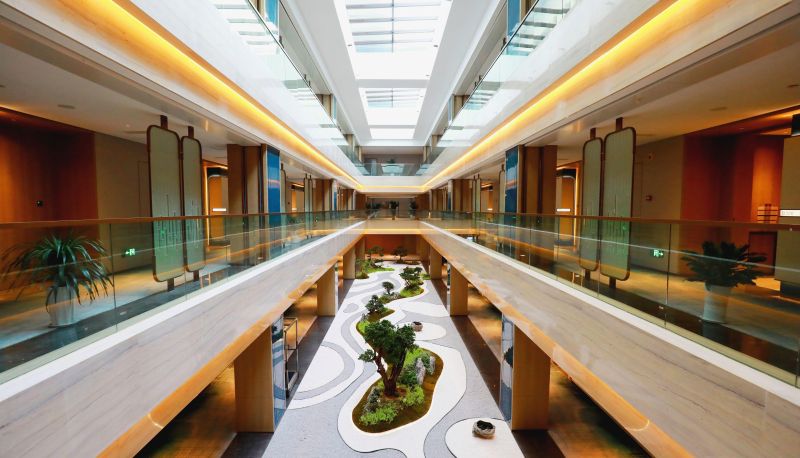 Zewnętrzna część hotelu - Qianhe Lake Hotel