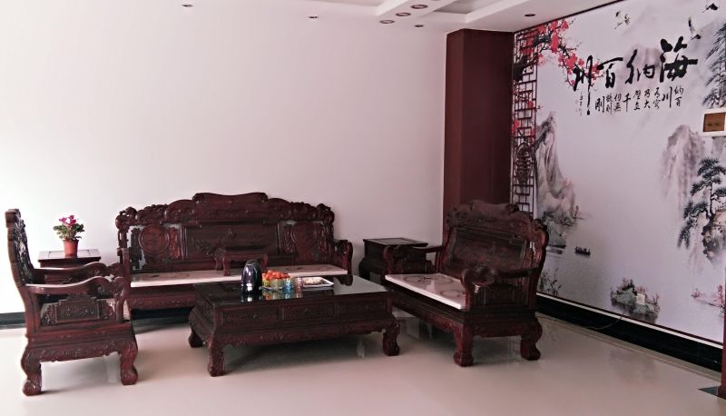 Buitenruimte van het hotel - Zixin Hotel