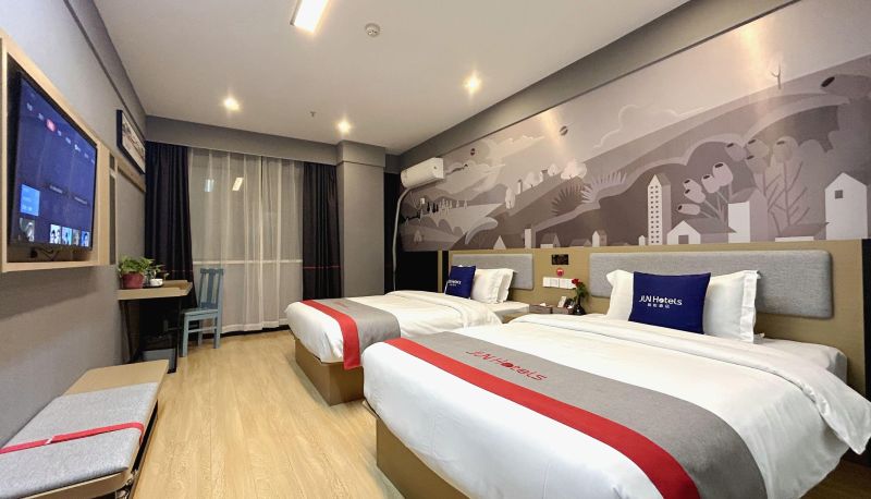 Business-Zimmer - Junyi Chain Hotel (Nanjing Pukou District Linchang Subway Station Store)