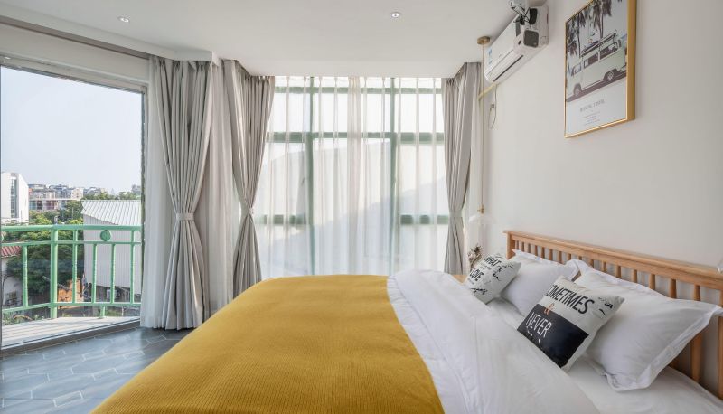 Kamer met balkon - ACE Twin Coast Design Villa (Xiamen University Baicheng Store)