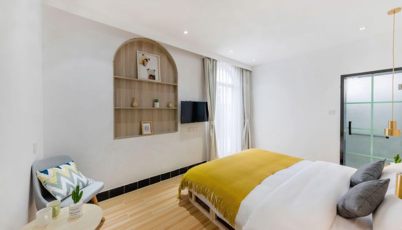 Kamer met balkon - ACE Twin Coast Design Villa (Xiamen University Baicheng Store)