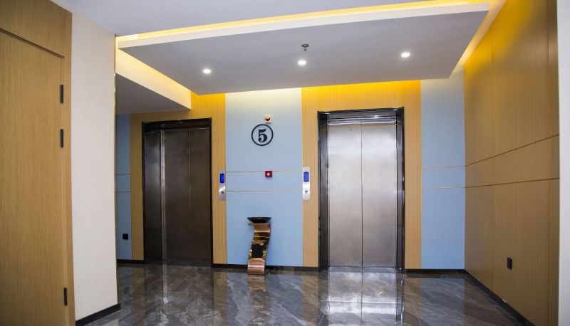 Area esterna dell'hotel - Gefei Hotel (Dalian Zhuanghe Huanghai Street Qiansheng Plaza Store)