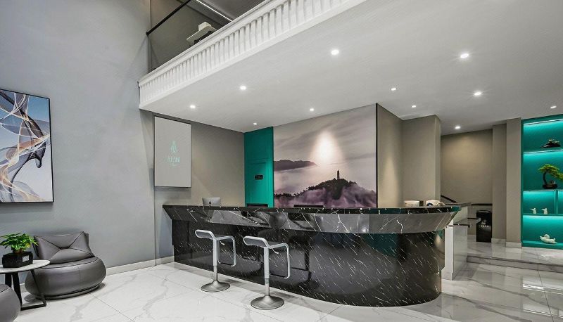 Hotel Außenbreich - Baiyulan Hotel (Tiantai Mountain Scenic Area High speed Rail Station Store)
