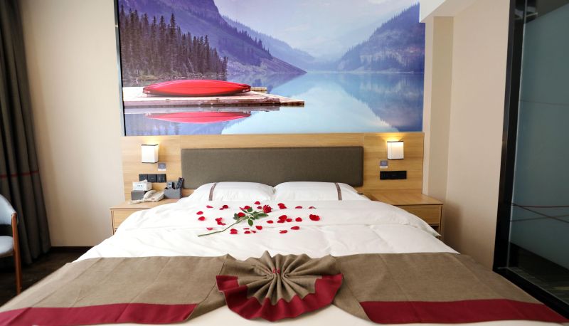 Zimmer - Shangkeyou Hotel (Anqing Yuexi Swan Plaza Store)