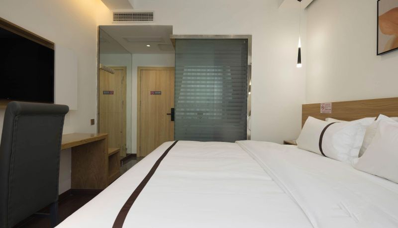 Pokój typu business - Mianzhu)  Nanjing Avenue Oulangen Hotel (Xintiandi Commercial Plaza