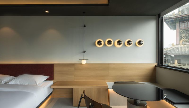 Pokój z widokiem na rzekę - SFEEL Designer Hotel (Leshan Shangzhongshun Food Street Store)