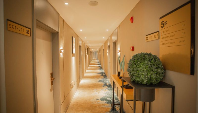Hotel Außenbreich - Rujia Business Travel Hotel (Linqing Sanhe Road Railway Station Store)