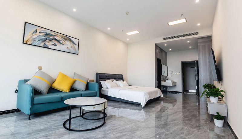 Chambre Business - Aishang Suxin Movie Watching Hotel (Luohe High speed Railway West Station Wanda Plaza Branch)