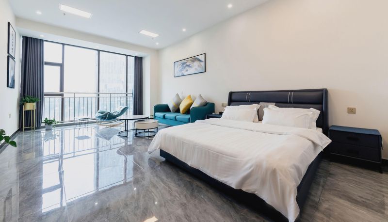 Chambre Business - Aishang Suxin Movie Watching Hotel (Luohe High speed Railway West Station Wanda Plaza Branch)