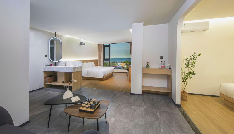 Familienzimmer - Yelia Seaview Sunrise Villa (Huandao Road Huangcuo Beach Store)