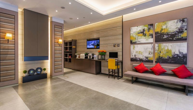 Zewnętrzna część hotelu - Home Selection Hotel (Yinan Lishan Road County Government Store)