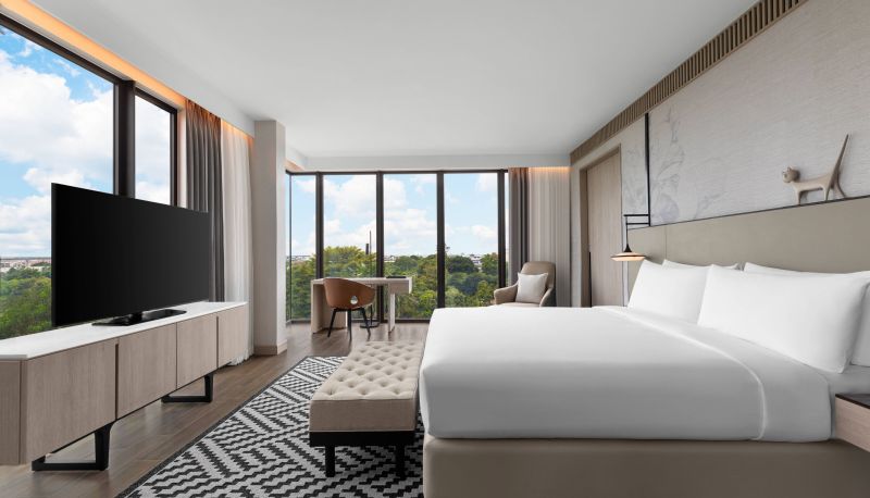 Zimmer - Courtyard by Marriott Bangkok Suvarnabhumi Airport
