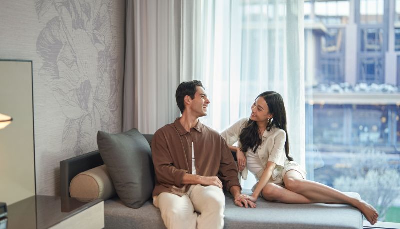 Zimmer - Courtyard by Marriott Bangkok Suvarnabhumi Airport